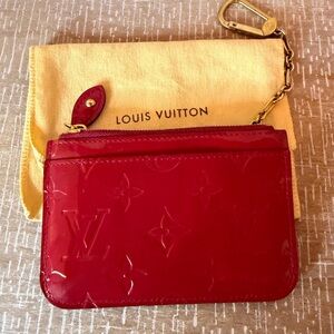 Louis Vuitton Cherry Red Patent Leather Wallet